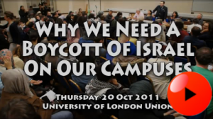 Why boycott Israel on Campus