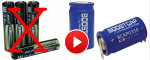 Supercapacitors Instead Of Rechargeable Batteries