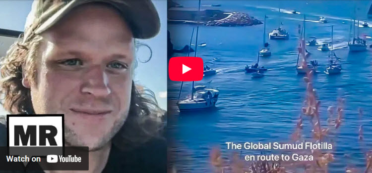 Israel threatens sumud flotilla bringing gaza ai